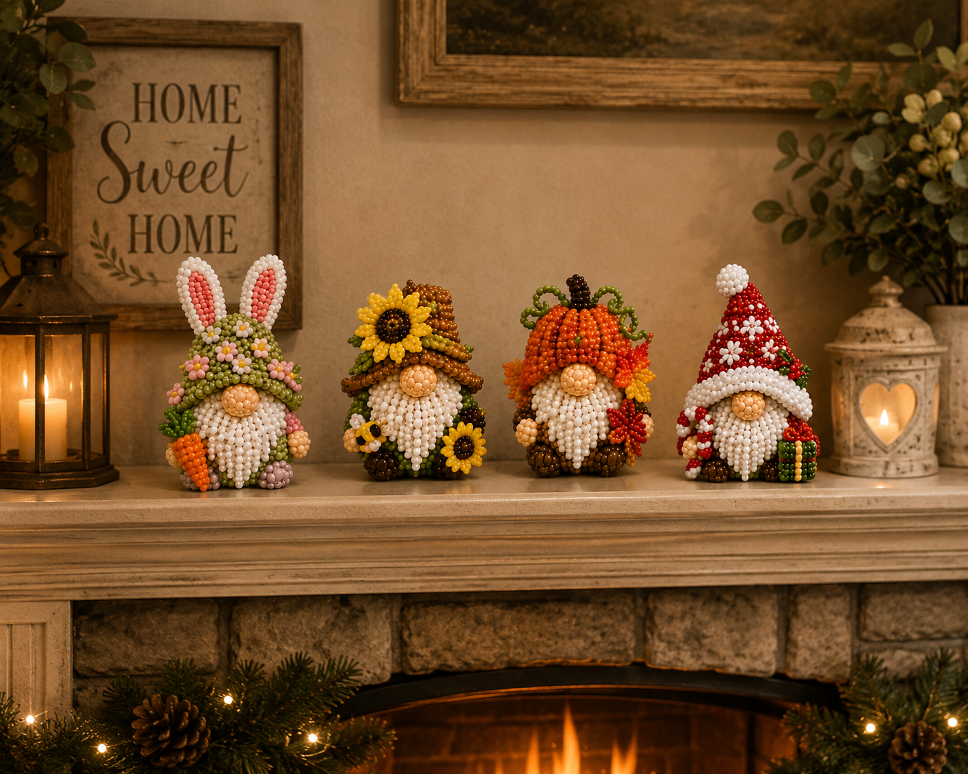 3D Beaded Gnome DIY Kit Introduction