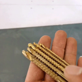 Serrated drill bit drilling and cutting demonstration
